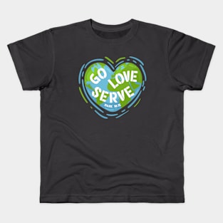 Go Love Serve World Mission Trip Team Kids T-Shirt